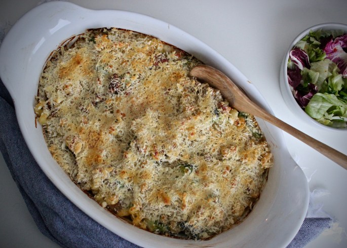 chorizo og brokkoli mac'n'cheese med ridderost 3