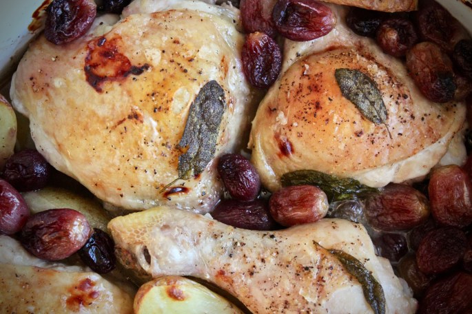 kyllinglår med druer og salvie 2