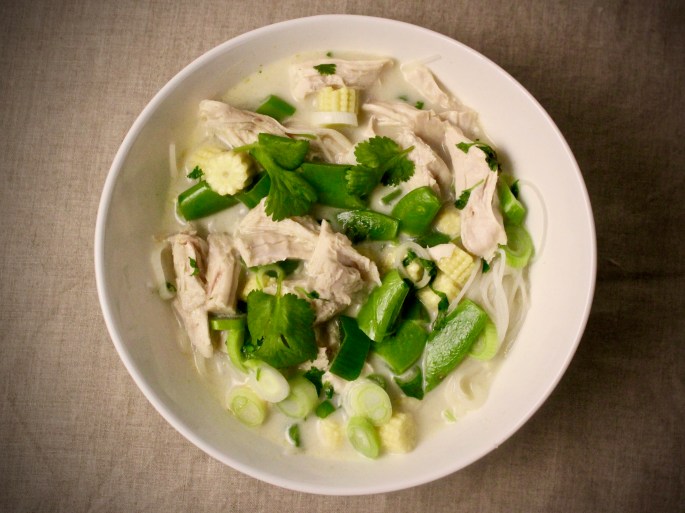 posjert kylling og nuddelsuppe 2